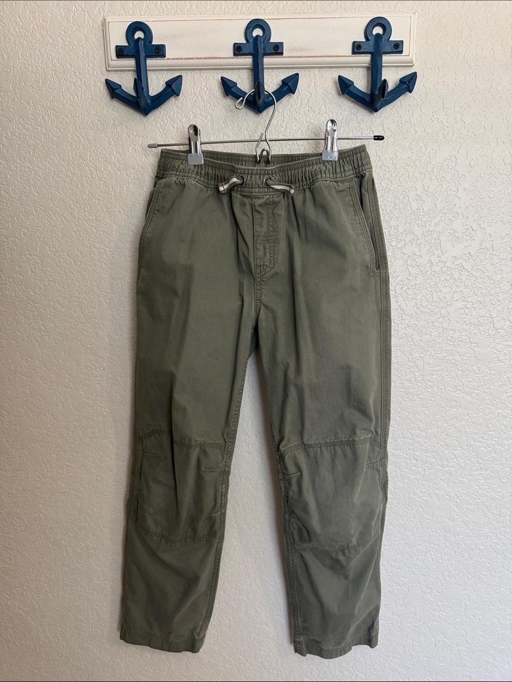Double Knee Pants In Cotton Twill